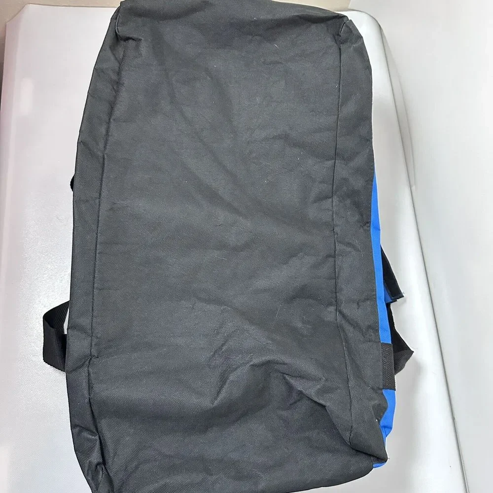 Walt Disney World Duffel Bag Large Blue White Black Souvenir Gym Travel Carry On